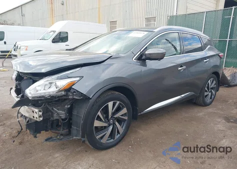 2016 Nissan Murano Platinum from USA, damaged, VIN 5N1AZ2MH5GN165069